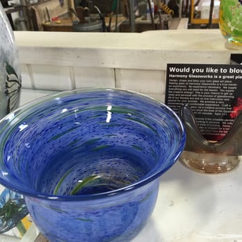Harmony Glassworks - The bowl I created! - Art Schools Near Me - Harmony, California