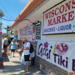 Exterior outside entrance of Wisconsin Market - Oceanside, California Exterior outside entrance of Wisconsin Market - Oceanside, California