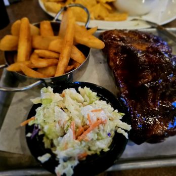 Triple 7 Restaurant and Microbrewery - @The Triple 777 Restaurant@Main St Hotel Vegas; 12/1/2024 I ordered, 1/2 Slab BBQ Ribs,comes w/French Fries, & da Coleslaw I don't eat! LOL - American Near Me - Las Vegas, Nevada Triple 7 Restaurant and Microbrewery - @The Triple 777 Restaurant@Main St Hotel Vegas; 12/1/2024 I ordered, 1/2 Slab BBQ Ribs,comes w/French Fries, & da Coleslaw I don't eat! LOL - American Near Me - Las Vegas, Nevada