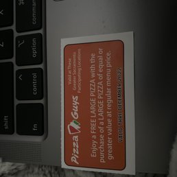 Picture of the coupon this location offers in ZBest coupon book.