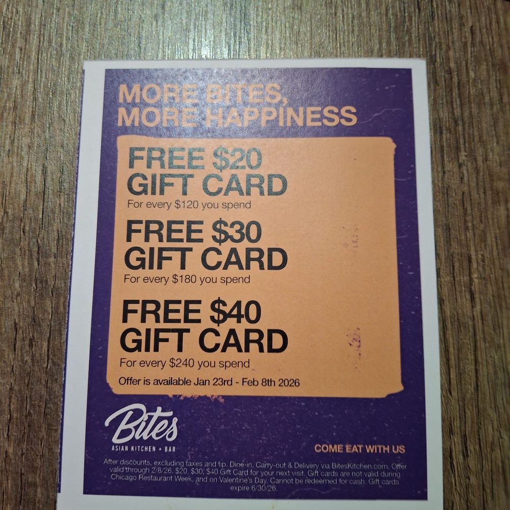 BITES Asian Kitchen + Bar - Chicago Restaurant Week Gift Card Offers - Japanese Near Me - Chicago, Illinois BITES Asian Kitchen + Bar - Chicago Restaurant Week Gift Card Offers - Japanese Near Me - Chicago, Illinois