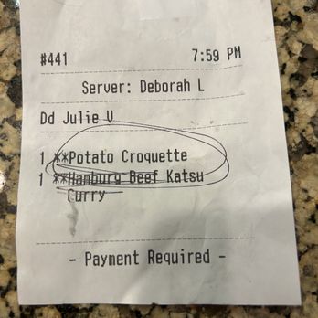 Hako - This is there a seat that showed that my order was crossed off, and I was charged anyway. - Sushi Bars Near Me - Irvine, California