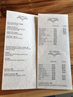 Menu photo 3 Wild Honey Cafe Westport, MA