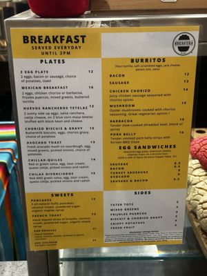 Menu photo 2 Horchateria Rio Luna Paramount, CA
