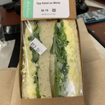 Sharp Grossmont Hospital - Egg Salad Sandwich with Lettuce on White Bread. - Hospitals Near Me - La Mesa, California Sharp Grossmont Hospital - Egg Salad Sandwich with Lettuce on White Bread. - Hospitals Near Me - La Mesa, California
