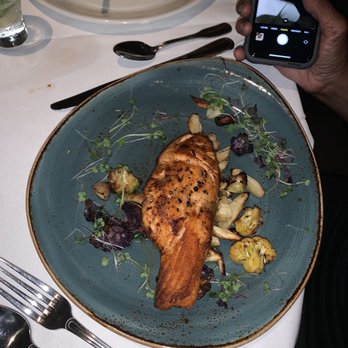 Chart House - King salmon from the vintage menu - Seafood Near Me - Weehawken, New Jersey