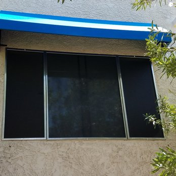 Best Custom Screens - Las Vegas NV Sun Screen Job Condo on second floor - Shades & Blinds Near Me - Acton, California