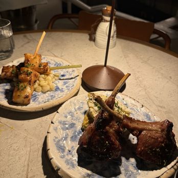 Sushisamba - Grilled lamb and Sea Bass skewers - Japanese Near Me - West Hollywood, California Sushisamba - Grilled lamb and Sea Bass skewers - Japanese Near Me - West Hollywood, California