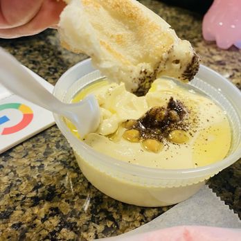 Baghdad Market - Hummus with fresh bread - Grocery Near Me - Fredericksburg, Virginia