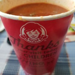 Wendy's - Chili in a fountain cup hmmmm