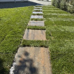 Garden Bros Landscape Services - Paver steppers through sod