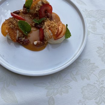 The Elderberry House - Peaches and Cream - French Near Me - Oakhurst, California The Elderberry House - Peaches and Cream - French Near Me - Oakhurst, California