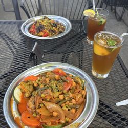 Atlas stew and tangier stew with mint tea