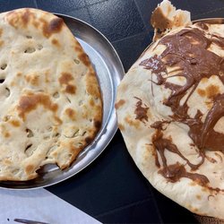 Chennai dosa - Garlic and Nutella naans