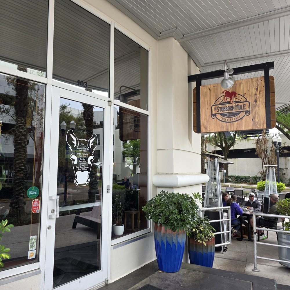 The Stubborn Mule - Entrance - New American Near Me - Orlando, Florida The Stubborn Mule - Entrance - New American Near Me - Orlando, Florida