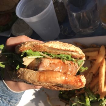 Claudio's Waterfront - Japanese BBQ Tuna Sandwich - Seafood Near Me - Greenport, New York Claudio's Waterfront - Japanese BBQ Tuna Sandwich - Seafood Near Me - Greenport, New York