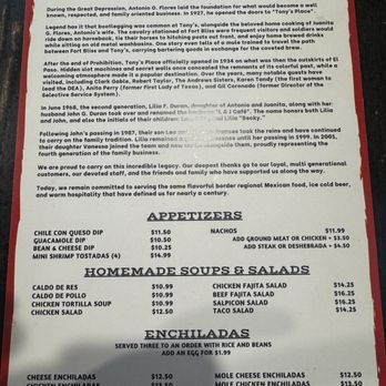 L & J Cafe - Menu - Mexican Near Me - El Paso, Texas