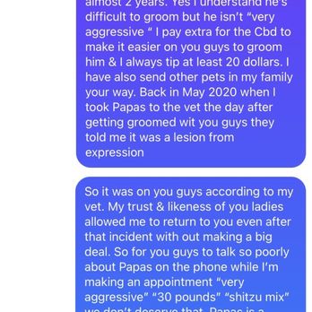 Fur Babes Spa - Screenshot of DM 1/2 - Pet Groomers Near Me - Long Beach, California Fur Babes Spa - Screenshot of DM 1/2 - Pet Groomers Near Me - Long Beach, California
