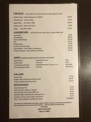 The Dukes Backwater Supper Club