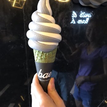 Bae - Earl grey / cocoa puff with matcha cone - Ice Cream & Frozen Yogurt Near Me - Houston, Texas