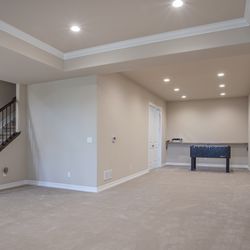 Simply Floors & Painting - Carpet professionally installed in a Colorado basement by Simply Floors, Inc.
