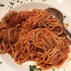 Restaurant Estia - Spaghetti mit Hackbällchen