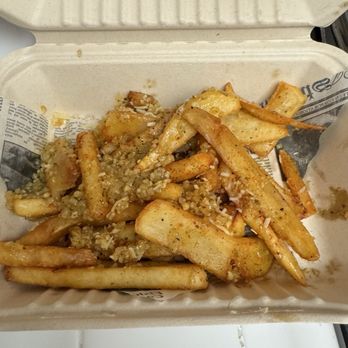 London Chippy - Garlic chips WOW - Fish & Chips Near Me - Irvine, California