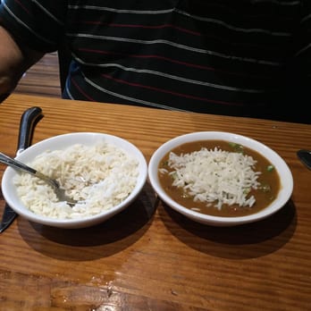 Bourbon - Vegetable Gumbo with rice on the side -- DELISH! - Cajun/Creole Near Me - Columbia, South Carolina Bourbon - Vegetable Gumbo with rice on the side -- DELISH! - Cajun/Creole Near Me - Columbia, South Carolina