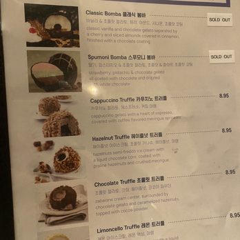 Cafe Giverny - Truffle menu - Desserts Near Me - Los Angeles, California
