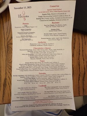 Menu photo 1 La Cuchara Baltimore, MD Menu photo 1 La Cuchara Baltimore, MD