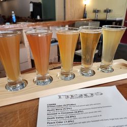 Mershon's Cidery - Cider flight
