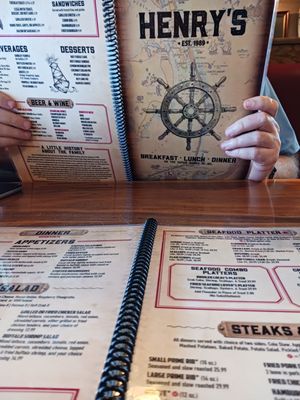 Menu photo 2 Henry's Restaurant Kill Devil Hills, NC