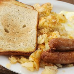 Nate's Deli - 2 eggs home fries toast and sausage
