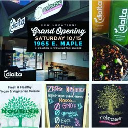 Diaita Cold Pressed Juice - Our grand opening was amazing! Be sure to check out Release Yoga, Nourish & Z Root Organics!