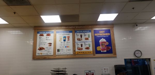 Menu photo 1 Auntie Anne's Ontario, CA