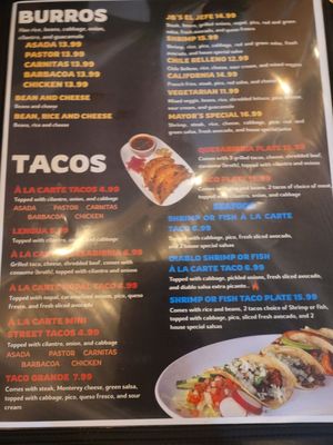 Menu photo 3 Tres Amigos Flagstaff, AZ