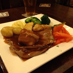 Royal Oak Hotel - Roast beef.