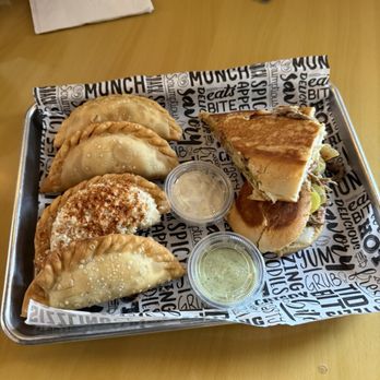 The Empanada Bar - The Original Beef, The Original Chicken, Elote "Mexican Street Corn", Spinach & Artichoke, 1/2 Cuban Sanguich - Empanadas Near Me - League City, Texas