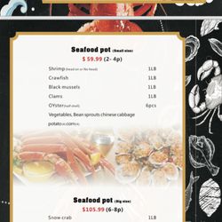 Craving Crab - Menu