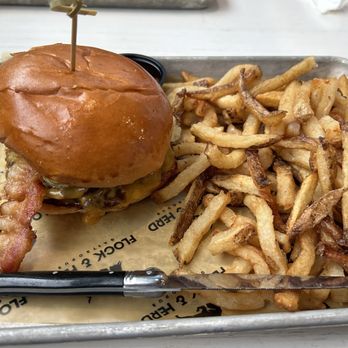 Flock & Herd Gastropub - Bomb Smash Burger (special) - Cocktail Bars Near Me - Rocky Hill, Connecticut Flock & Herd Gastropub - Bomb Smash Burger (special) - Cocktail Bars Near Me - Rocky Hill, Connecticut