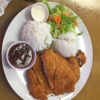 Da Valley Grill - Katsu Chicken. Order extra sauce because it's yummy - Hawaiian Near Me - Phoenix, Arizona