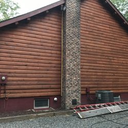 Alex Log Home Restoration
