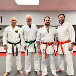 Traditional Karate Center - Adult class just received their new belts.