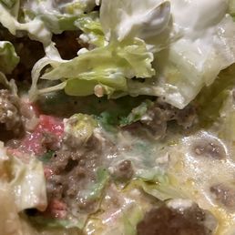 Nachos that are extremely soggy.
