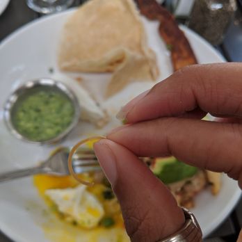 Backstreet Cafe - So there was a piece of rubber band in my brunch. Found it by continuously chewing on it. - New American Near Me - Houston, Texas Backstreet Cafe - So there was a piece of rubber band in my brunch. Found it by continuously chewing on it. - New American Near Me - Houston, Texas