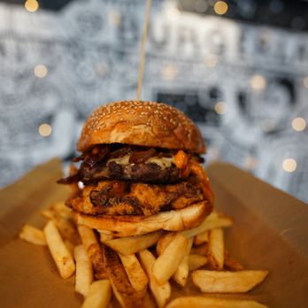 Matt’s Burger Lab - a burger and french fries - Burgers Near Me - Toronto, Ontario