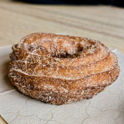 Up close cruller