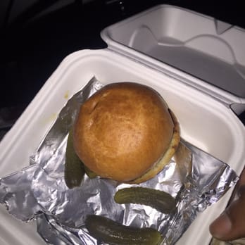 Parts&Labor - Cheeseburger slider - Vegan Near Me - Durham, North Carolina Parts&Labor - Cheeseburger slider - Vegan Near Me - Durham, North Carolina