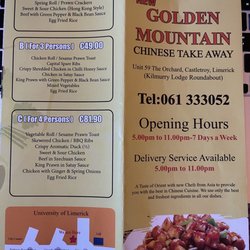 Golden Mountain - Menu