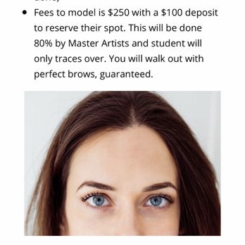 The Brows Academy - Where is your policy for models that $100 deposit to RESERVE your spot does it say it's non-refundable? - Cosmetology Schools Near Me - Garden Grove, California The Brows Academy - Where is your policy for models that $100 deposit to RESERVE your spot does it say it's non-refundable? - Cosmetology Schools Near Me - Garden Grove, California